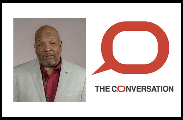 Rodney Coates headshot and the Conversation logo