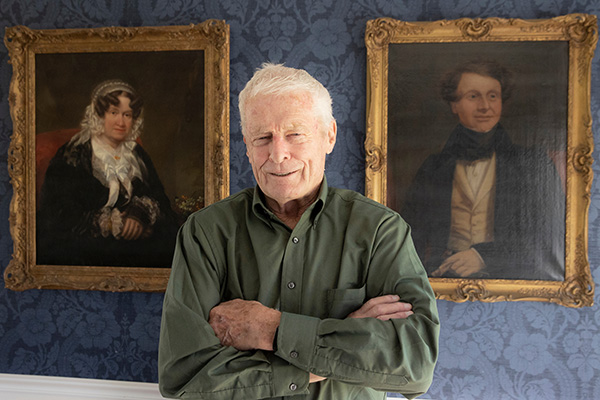 Richard Cocks at his home in suburban Cincinnati 