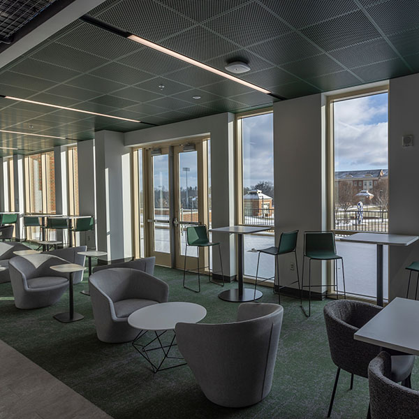 Interior of McVey Data Science building