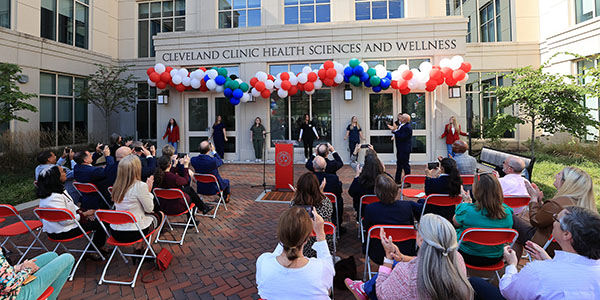 Cleveland Clinic Health Sciences and Wellness facility on Miami University's Oxford campus