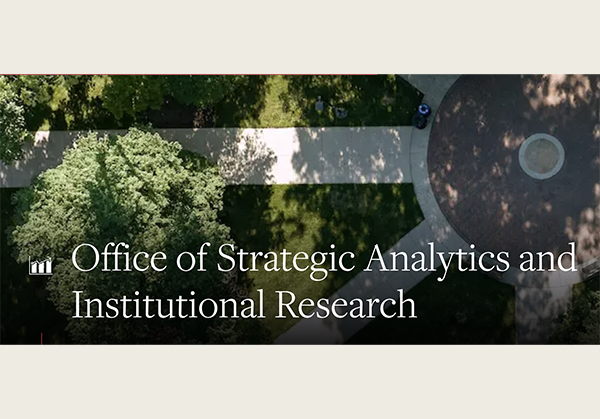 Office of Strategic Analytics and Institutional Research on Miami University Oxford campus
